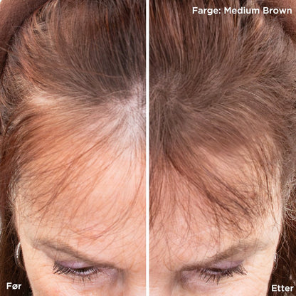 iGlow Hair Powder – Medium Brown - iGlow Cosmetics