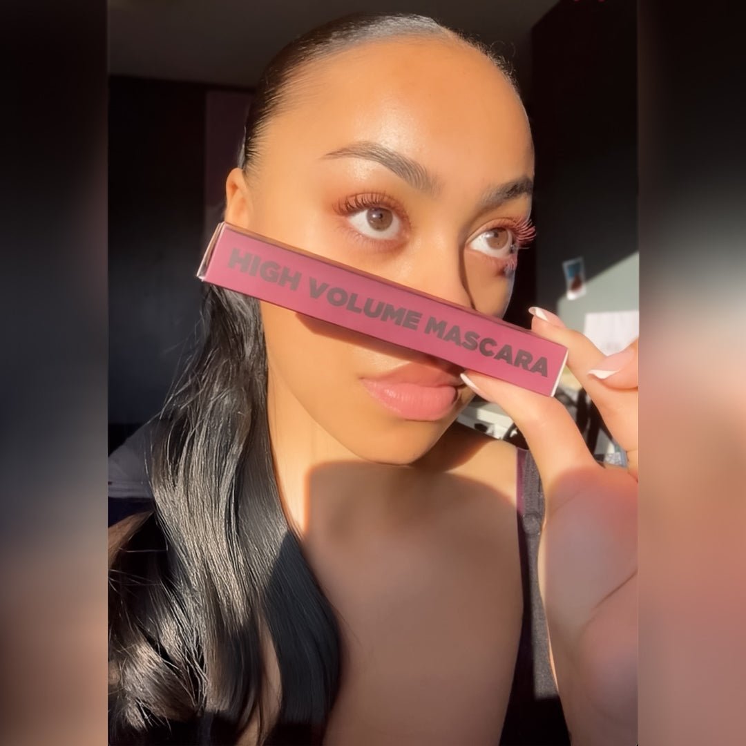 iGlow Lash Serum &amp; High Volume Mascara Kit - Burgundy - iGlow Cosmetics